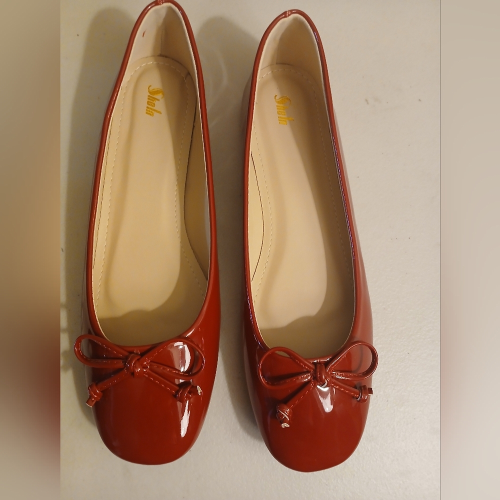 Shein Women's Red Ballet Flats